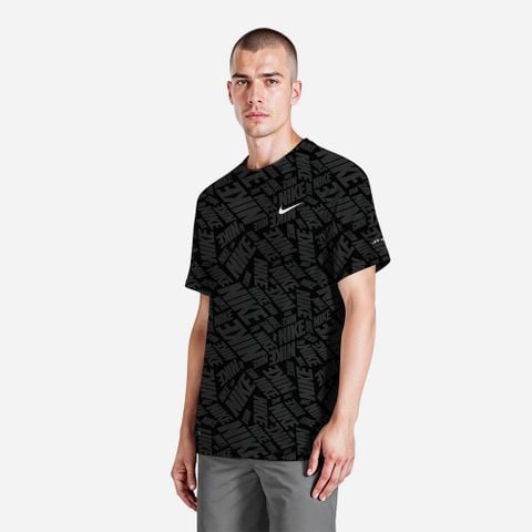 Nike - Áo Bơi Chống Nắng Nam Fall Embossed Hydro Short Sleeve Hydroguard