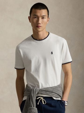 Ralph Lauren - Áo Thun Tay Ngắn Nam Classic Fit Stretch Mesh T-Shirt