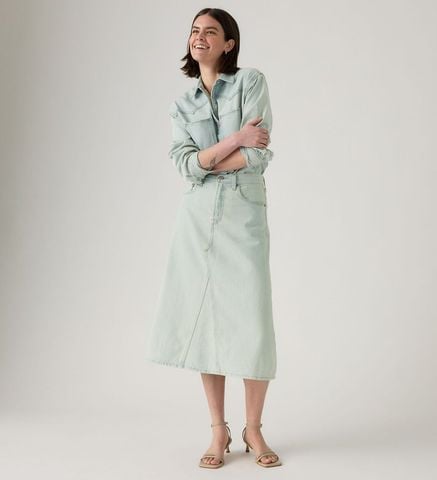 Levi's - Váy Jean Nữ High-Rise A-Line Decon Skirt