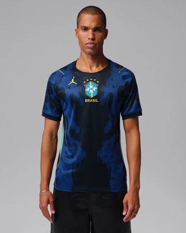 Nike - Áo Tay Ngắn Thể Thao Nam Brazil National Team 2026 Stadium Away Dri-FIT Football Shirt