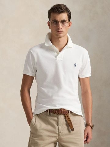 Ralph Lauren - Áo Thun Có Cổ Nam Slim Fit Mesh Polo Shirt