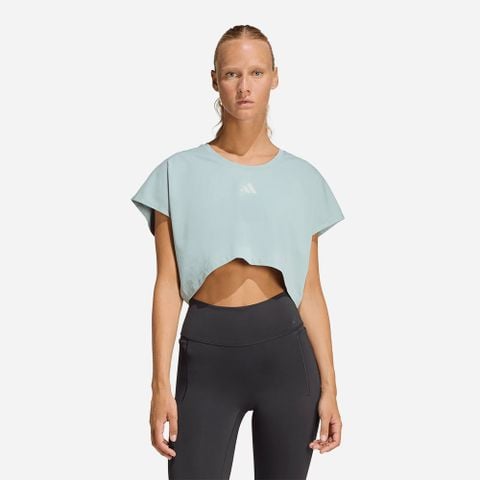 Adidas - Áo Thun Tay Ngắn Nữ Power Crop Box Tank