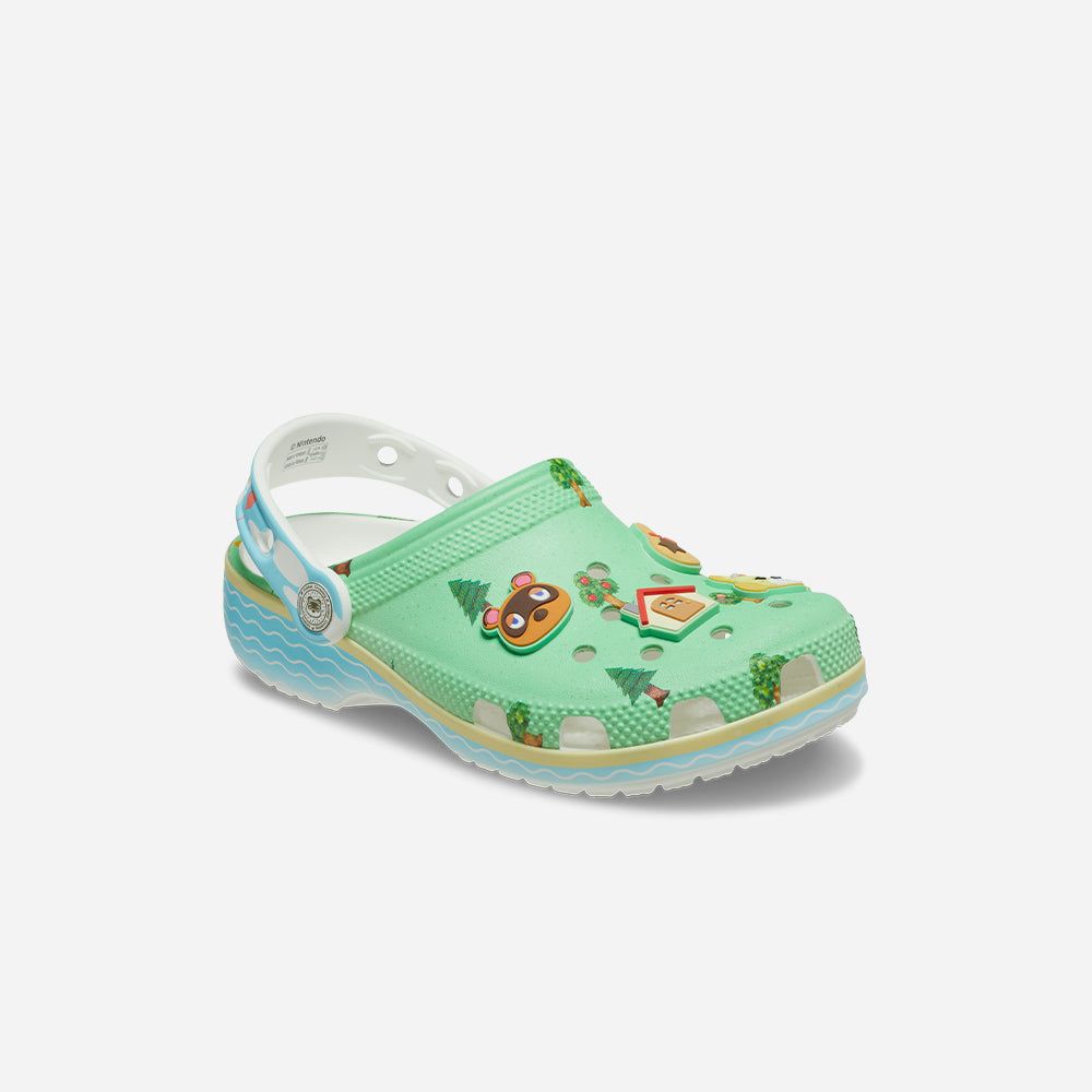 Crocs - Xăng đan trẻ em Animal Crossing Classic Clog Kid Multi Lifestyle