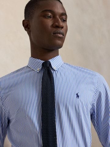 Ralph Lauren - Áo Sơ Mi Nam Slim Fit Striped Stretch Poplin Shirt