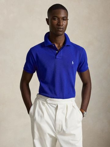 Ralph Lauren - Áo Thun Có Cổ Nam Slim Fit Mesh Polo Shirt