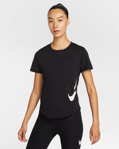 Nike - Áo thun tay ngắn thể thao Nữ Tempo Swoosh Run Women's Dri-FIT Short-Sleeve Running Top