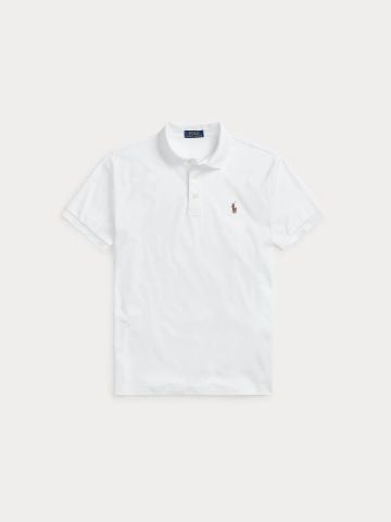 Ralph Lauren - Áo Thun Có Cổ Nam Custom Slim Fit Soft Cotton Polo Shirt