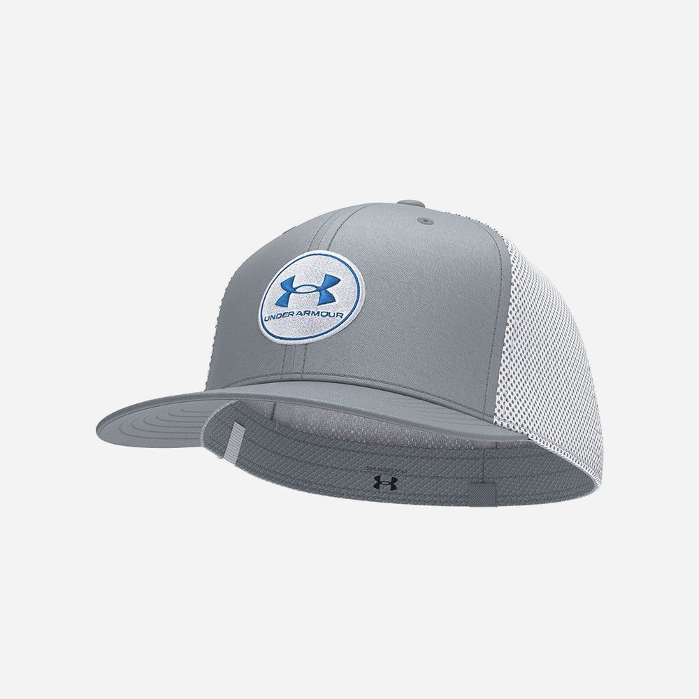 Under Armour - Nón mũ nam Isochill Drive Mid Mesh Stretch Fit Cap