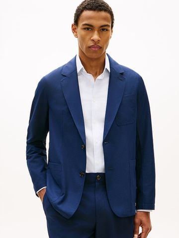 Tommy Hilfiger - Áo Blazer Nam New York Label Performance Air Dot Boxy Blazer
