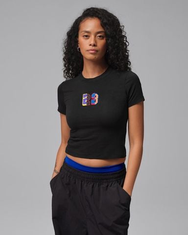 Nike - Áo Tay Ngắn Thể Thao Nữ Jordan Flight Women's T-Shirt