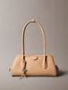 Calvin Klein - Túi Đeo Vai Nữ Emblem Logo Pebble Shoulder Bag
