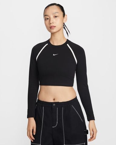 Nike - Áo Tay Dài Thể Thao Nữ Sportswear Women's Tight Long-Sleeve Cropped Top