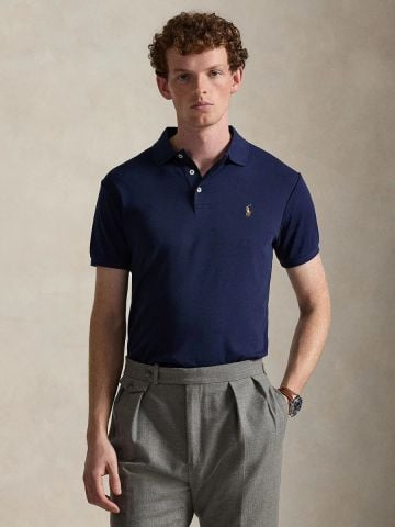 Ralph Lauren - Áo Thun Có Cổ Nam Slim Fit Soft-Touch Polo Shirt