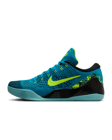 Nike - Giày bóng rổ thể thao Nam Kobe 9 Elite Low Protro Neo Turquoise and Volt