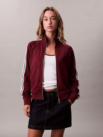 Calvin Klein - Áo khoác nữ CK Logo French Terry Jacket