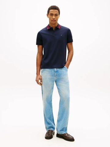 Tommy Hilfiger - Áo Thun Có Cổ Nam AF Merc Jacquard Rawb Detail