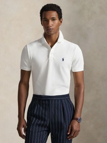 Ralph Lauren - Áo Polo Nam Custom Slim Fit Stretch Mesh Polo Shirt