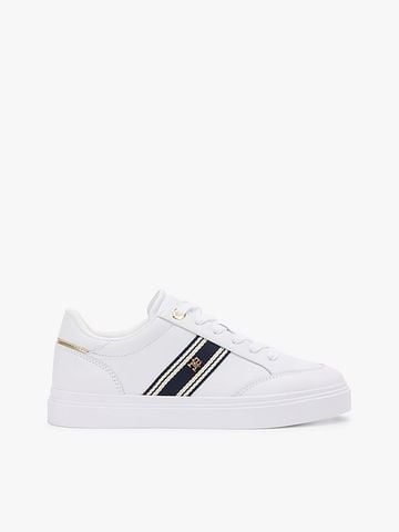 Tommy Hilfiger - Giày Nữ Leather Webbing Strap Cupsole Trainers