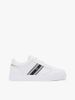 Tommy Hilfiger - Giày Nữ Leather Webbing Strap Cupsole Trainers