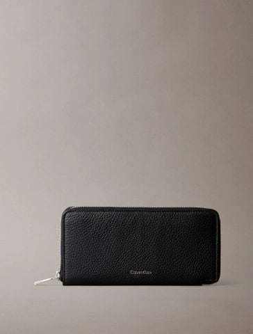 Calvin Klein - Ví dài Nam Foil Emboss Long Zip Around