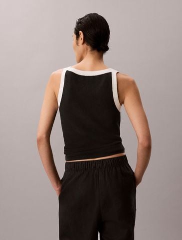 Calvin Klein - Áo Thun Ba Lỗ Nữ Monogram Label Tank Top