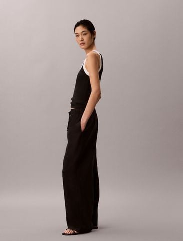 Calvin Klein - Áo Thun Ba Lỗ Nữ Monogram Label Tank Top