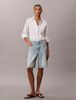 Calvin Klein - Quần Jean Ngắn Nữ Relaxed Bermuda Short Fresh Wa