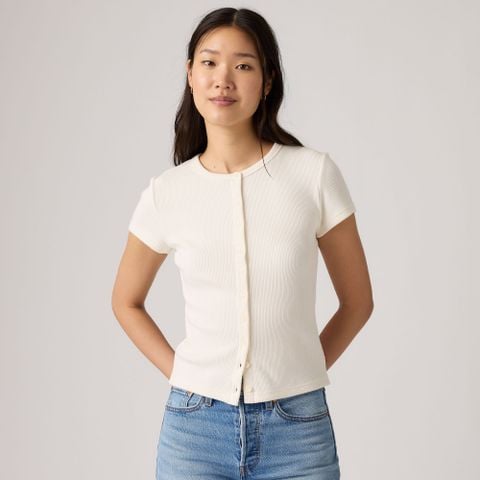 Levi's - Áo Cardigan Nữ Rory Button-Through Shirt