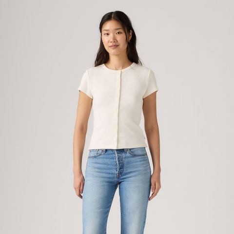 Levi's - Áo Cardigan Nữ Rory Button-Through Shirt