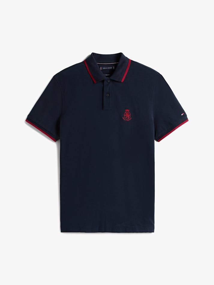 Tommy Hilfiger - Áo thun có cổ polo tay ngắn nam Holiday Crest Regular Polo