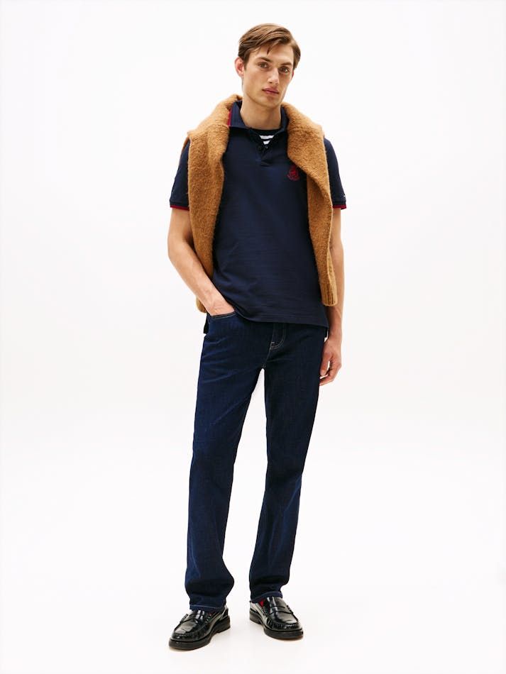 Tommy Hilfiger - Áo thun có cổ polo tay ngắn nam Holiday Crest Regular Polo