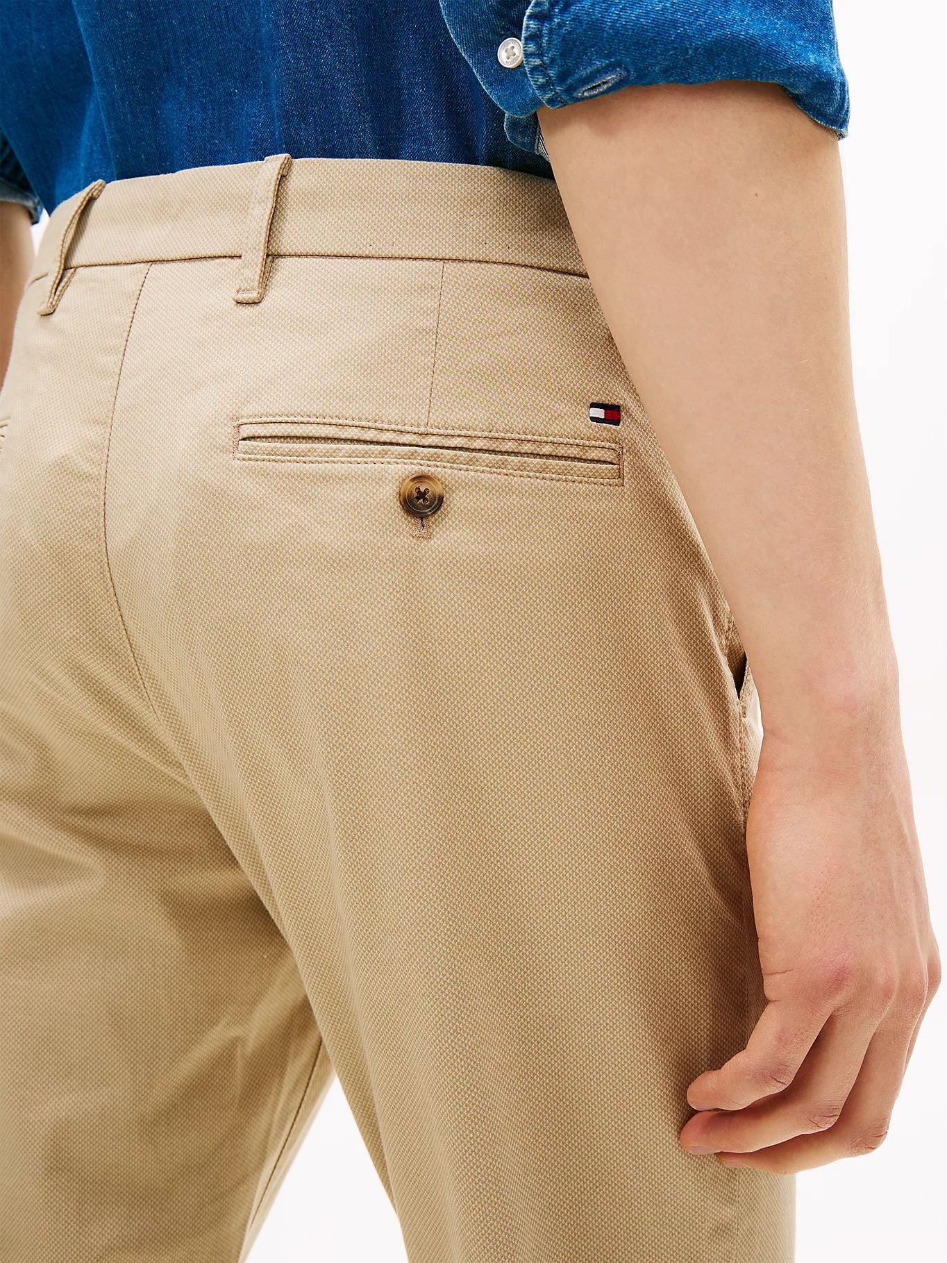 Tommy Hilfiger - Quần dài nam Bleecker Print Slim Chinos