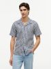 Tommy Hilfiger - Áo Sơ Mi Nam Regular Linen Blend Print Short Sleeve Shirt