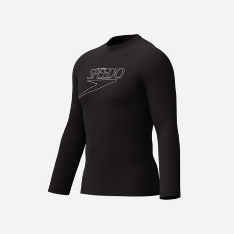 Speedo - Áo Rashguard Nam Endurance+ Long Sleeve Logo UV Shirt - 4