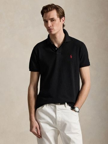 Ralph Lauren - Áo Thun Có Cổ Nam Iconic Mesh Polo Shirt