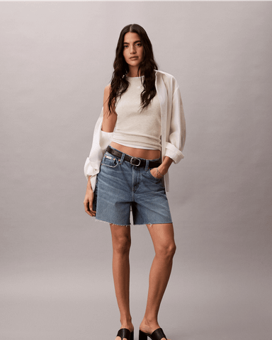 Calvin Klein - Áo Thun Ba Lỗ Nữ Logo Graphic Rib Tank Top