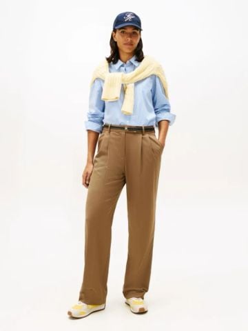 Tommy Hilfiger - Áo Sơ Mi Nữ Regular Fit Poplin Shirt - 4