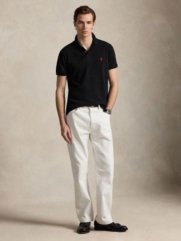 Ralph Lauren - Áo Thun Có Cổ Nam Iconic Mesh Polo Shirt