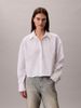Calvin Klein - Áo Sơ Mi Nữ Poplin Relaxed Cropped Button-Down Shirt