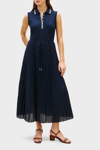 Tommy Hilfiger - Đầm Polo Nữ 1985 Pleated Polo Dress - 2