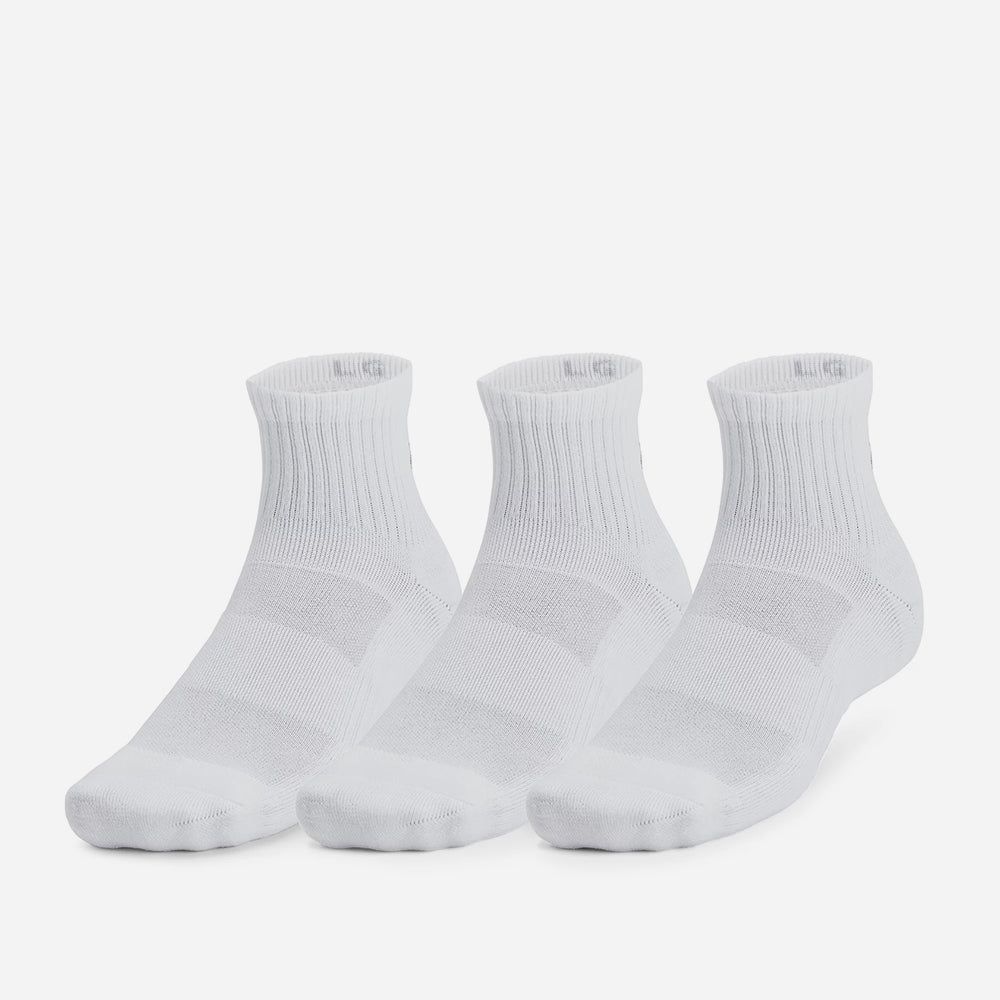 Under Armour - Vớ Nam Nữ Training Socks Crew 3 Pack Quarter