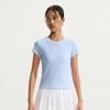Nike - Áo Tay Ngắn Thể Thao Nữ W NSW Chill Knit MD Crop
