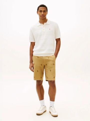 Tommy Hilfiger - Quần Kaki Ngắn Nam Dover Crest Embroidery Washed Chino Bermuda Shorts
