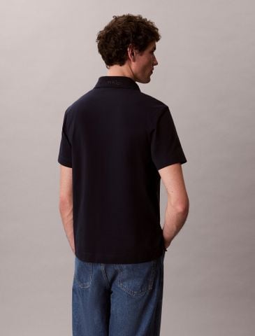 Calvin Klein - Áo Thun Có Cổ Nam Cotton Blend Pique Polo Shirt
