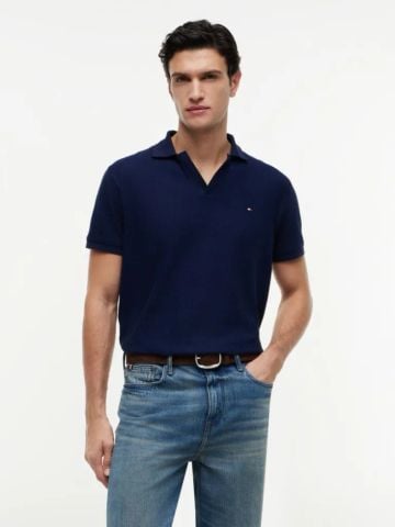 Tommy Hilfiger - Áo Thun Có Cổ Nam Regular Fit Jacquard Polo Shirt