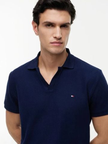 Tommy Hilfiger - Áo Thun Có Cổ Nam Regular Fit Jacquard Polo Shirt