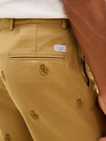 Tommy Hilfiger - Quần Kaki Ngắn Nam Dover Crest Embroidery Washed Chino Bermuda Shorts - 2