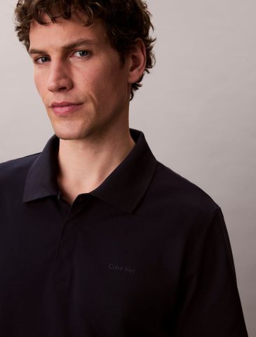 Calvin Klein - Áo Thun Có Cổ Nam Cotton Blend Pique Polo Shirt
