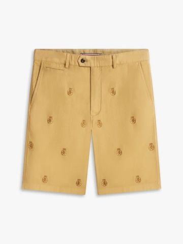 Tommy Hilfiger - Quần Kaki Ngắn Nam Dover Crest Embroidery Washed Chino Bermuda Shorts - 4