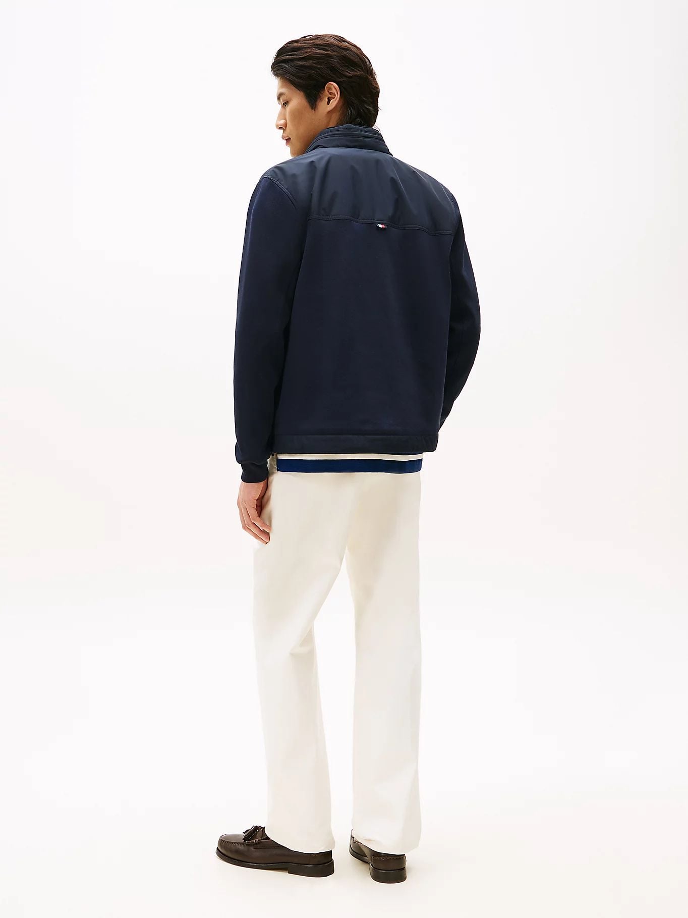 Tommy Hilfiger - Áo khoác tay dài nam Signature Zip-Thru Harrington Jacket